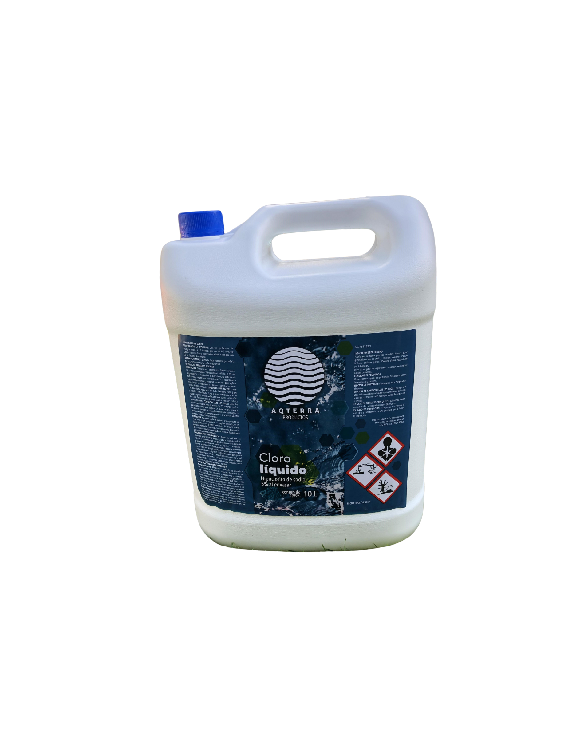 CLORO LIQUIDO AQTERRA 10 LTR.
