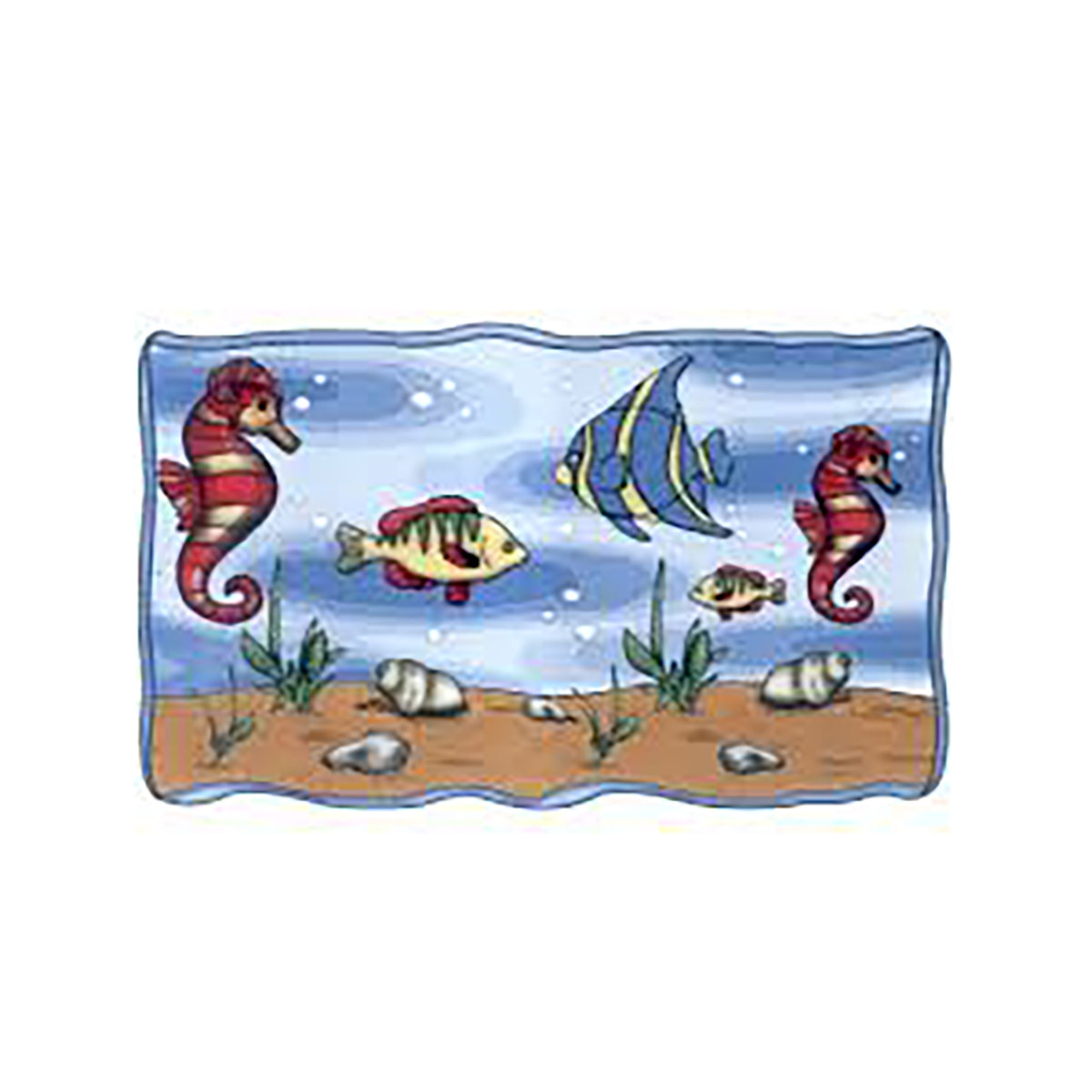 GUARDA  CERAMICA MODELO POSEIDON 26 CM X 14,50 CM